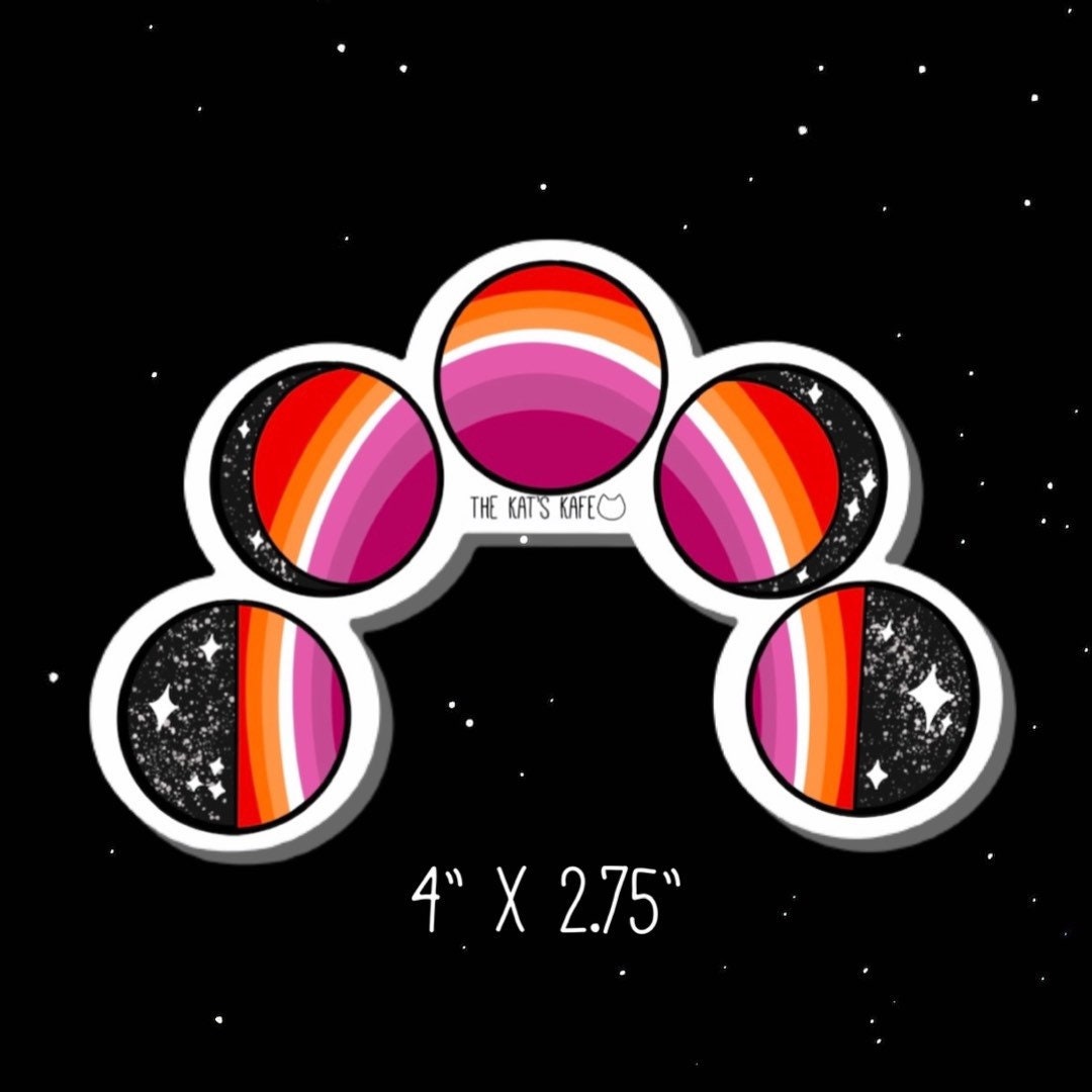 Lesbian Pride Vinyl Sticker